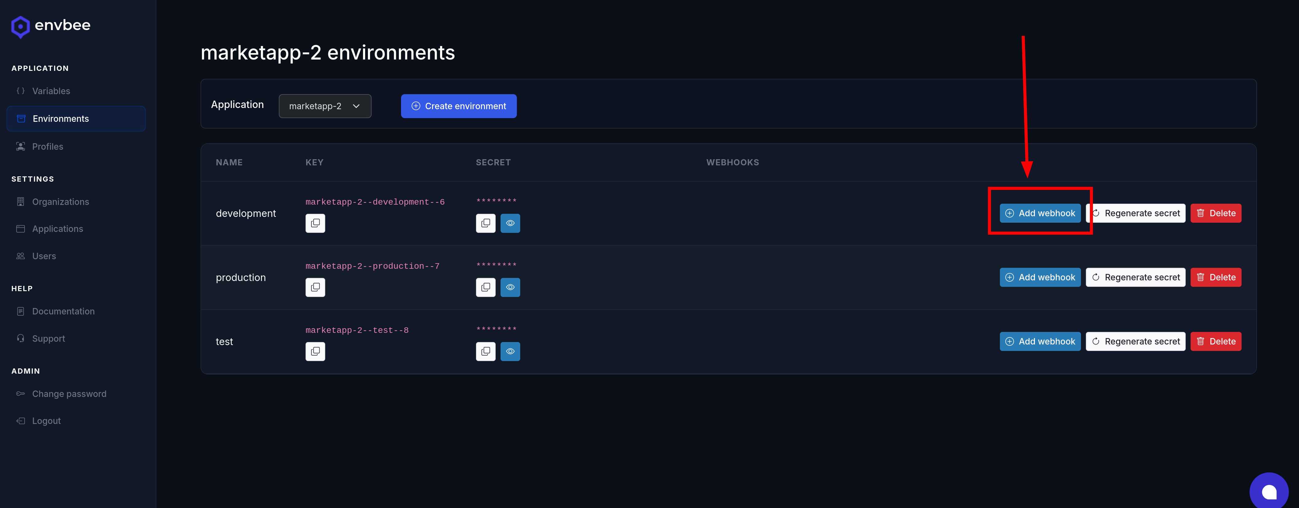 Add webhook